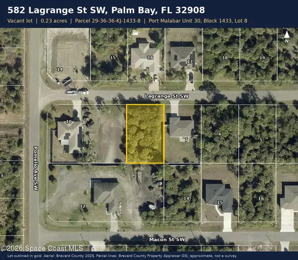 582 Lagrange Street Sw, Palm Bay, FL 32908