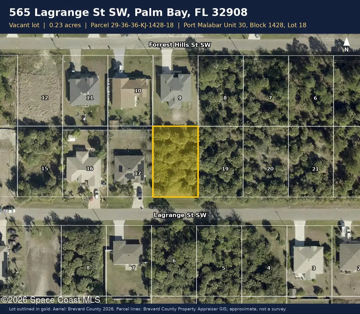 565 Lagrange Street Sw, Palm Bay, FL 32908 - #1