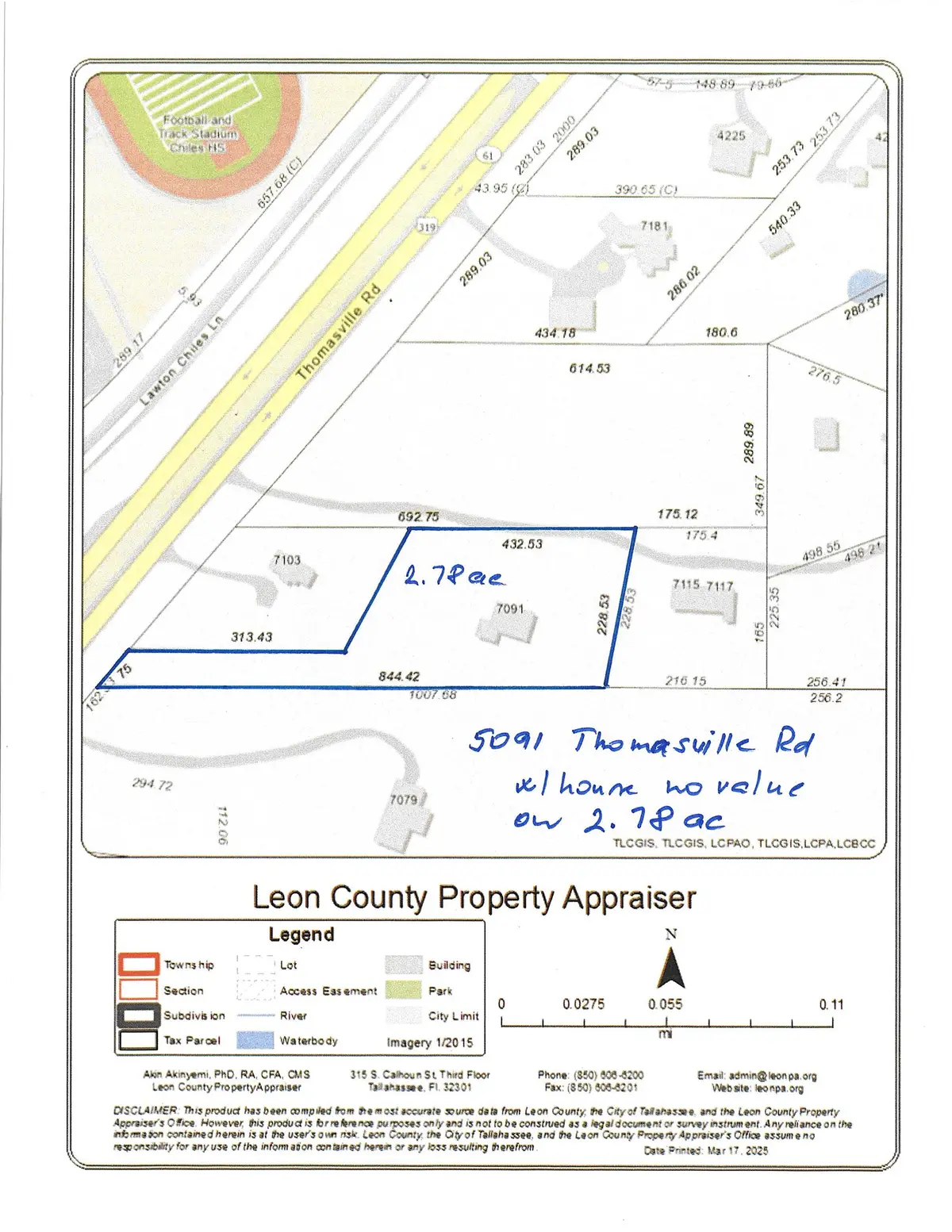 7091 Thomasville Road, Tallahassee, FL 32312 - Image #1