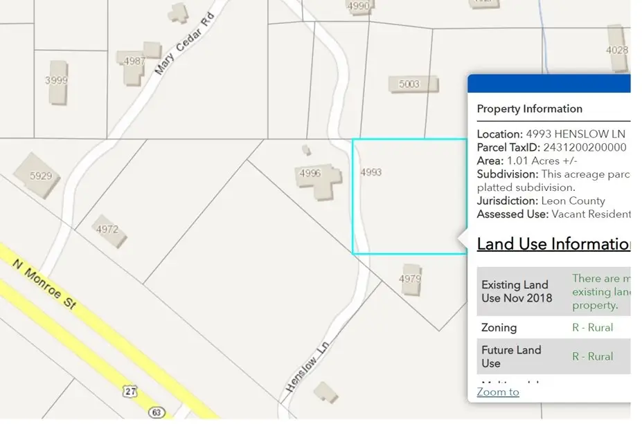 4993 Henslow Lane, Tallahassee, FL 32303 - #1