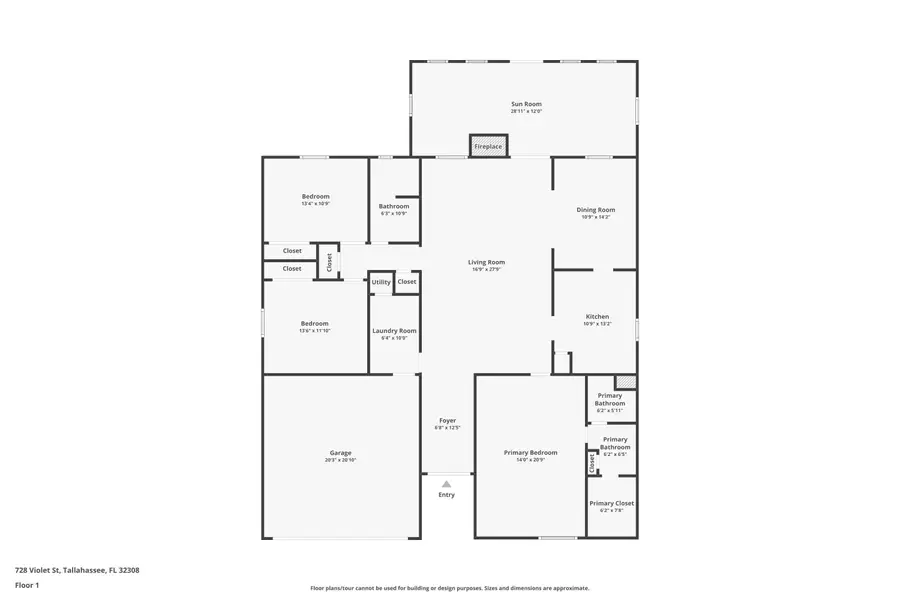 728 Violet Street, Tallahassee, FL 32308 - #2
