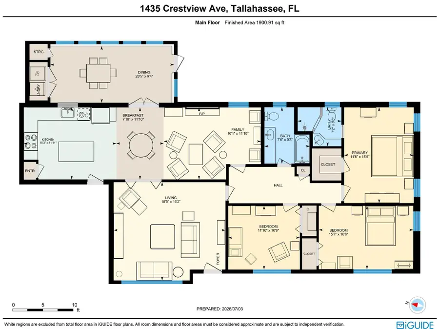1435 Crestview Avenue, Tallahassee, FL 32303 - #3