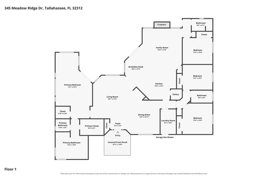 345 Meadow Ridge Drive, Tallahassee, FL 32312 - #2