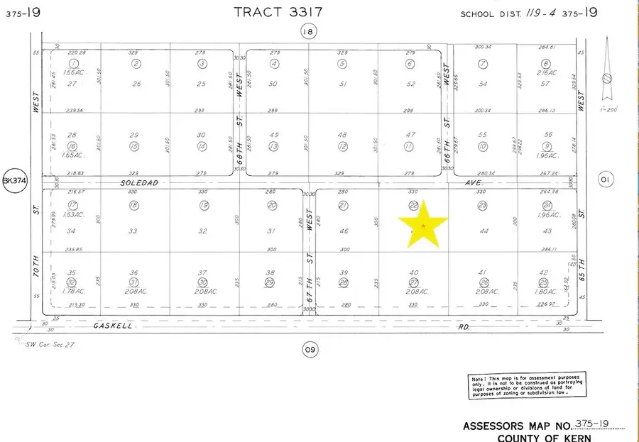 Gaskell Rd And 65th St W, Rosamond, CA 93560 - #3