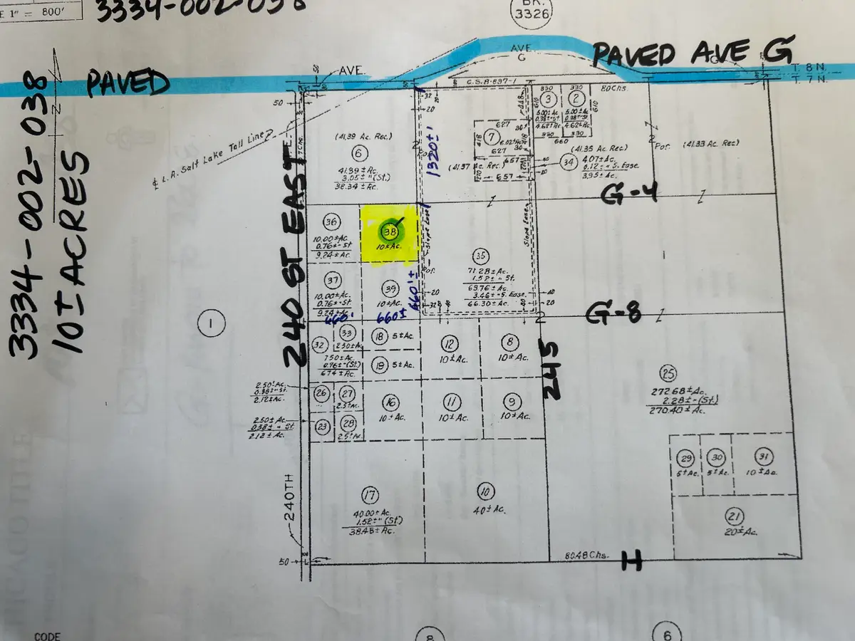 G 4 & 243 Avenue, Lancaster, CA 93535 - #1