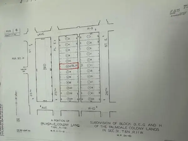 R10 E 25th Pl East Vic Avenue # R8, Palmdale, CA 93550