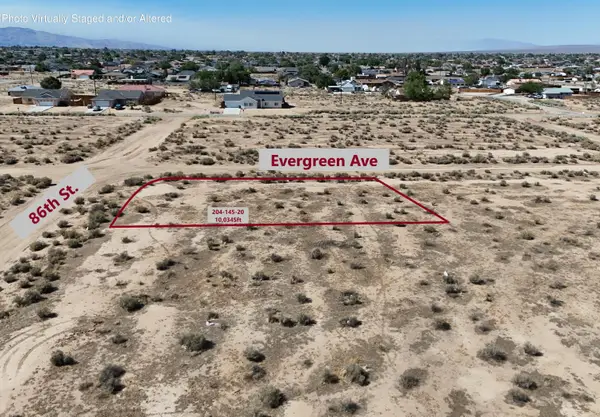 Corner Of 86th St & Evergreen, California City, CA 93505