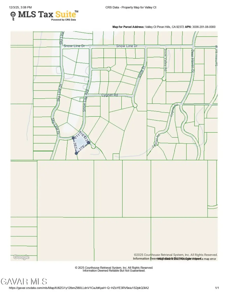 0 Valley Ct, Pinon Hills, CA 92372 - Image #2