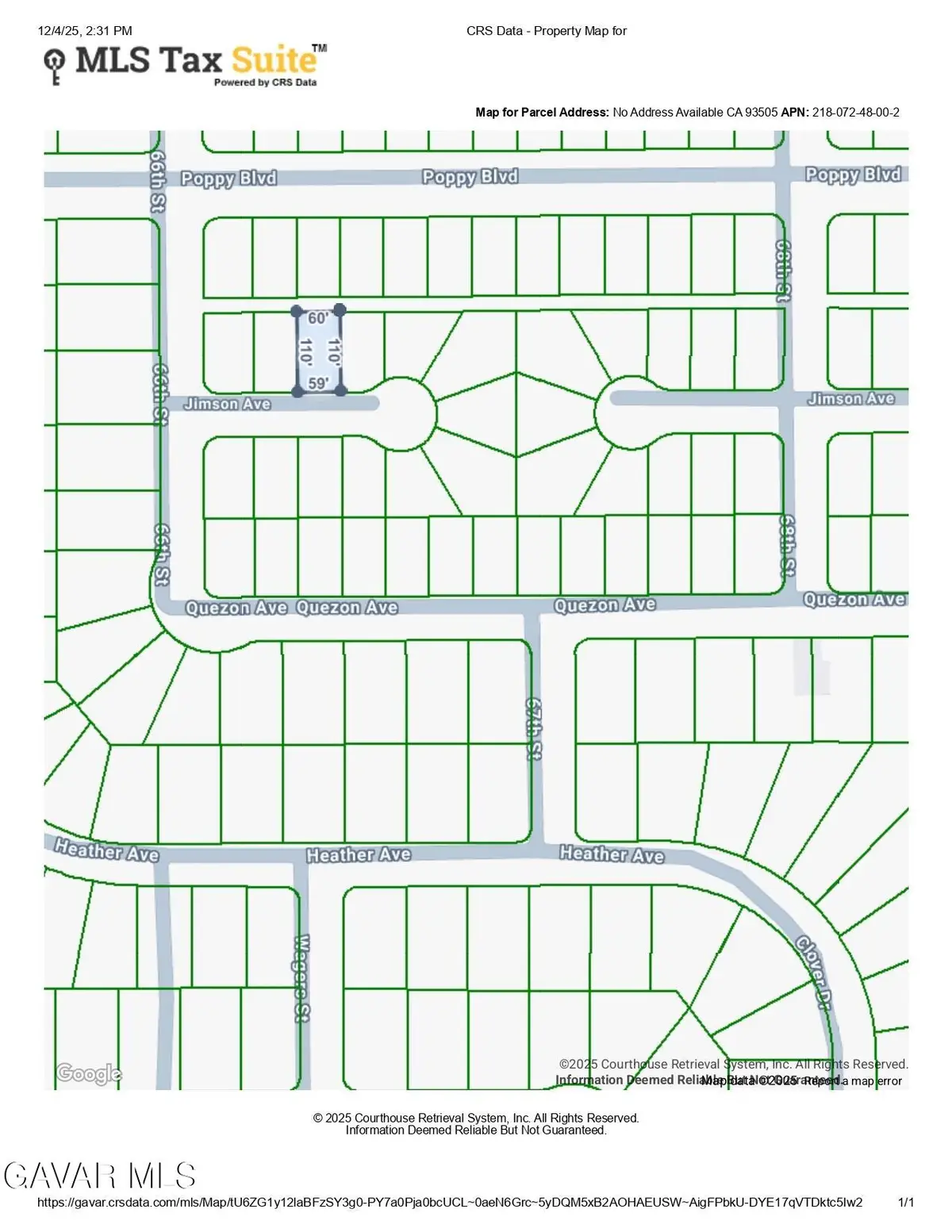 0 Jimson Avenue, California City, CA 93505 - Image #1