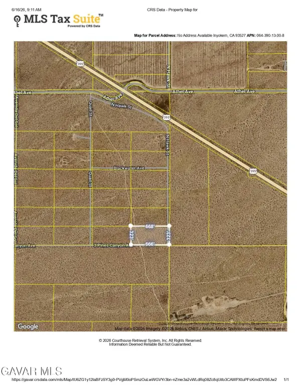 N. Hawks St, Inyokern, CA 93527