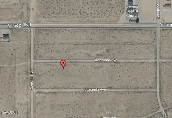 Ironwood Avenue, California City, CA 93505
