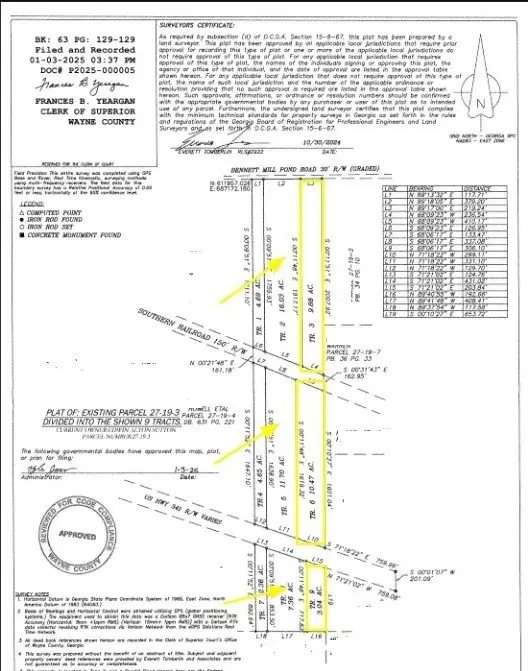 0 Tract 3 Hwy 341 & Bennett Mill Pond Road, Odum, GA 31555 - Image #2