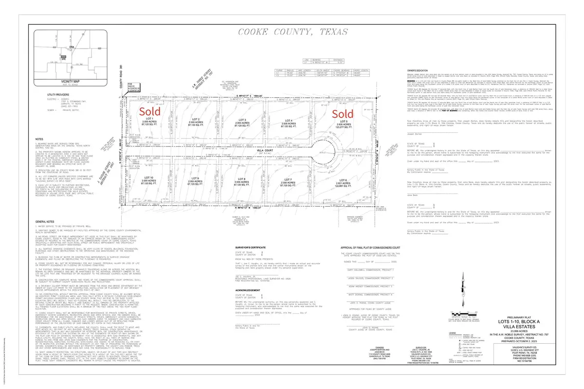 Lot 7 Villa Court, Era, TX 76238 - Image #1