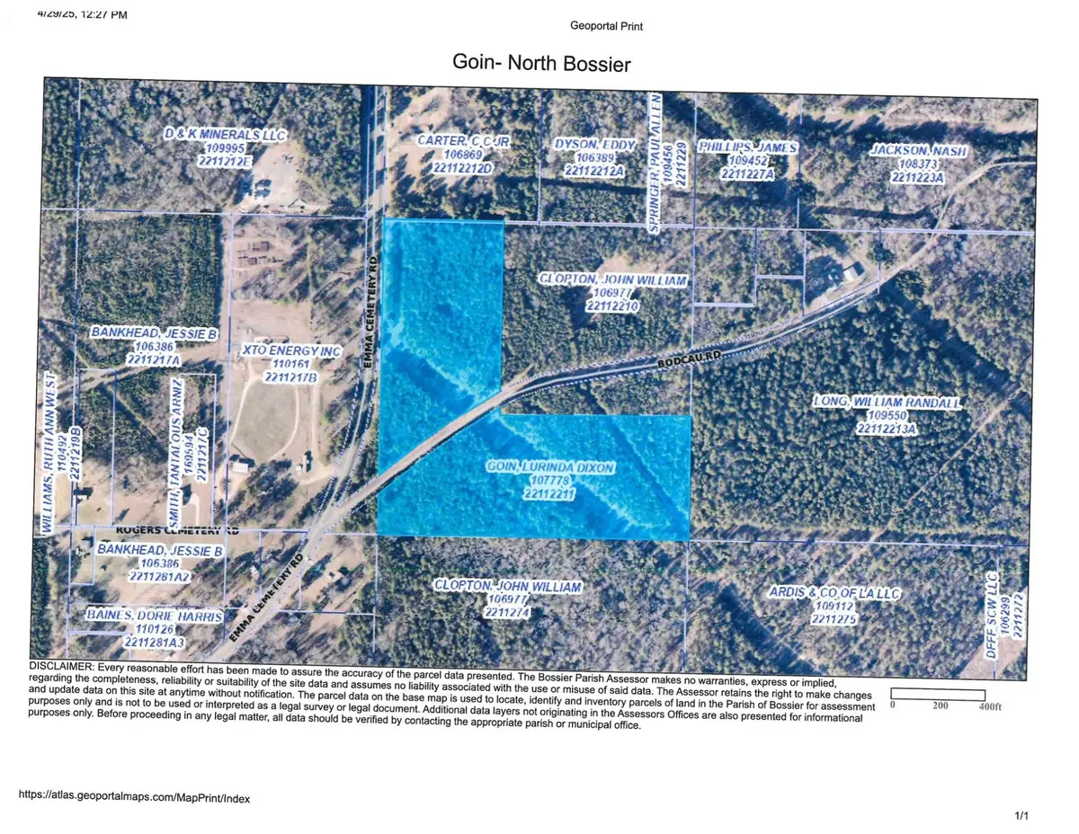 0 Bodcau Road, Cotton Valley, LA 71018 - Image #1