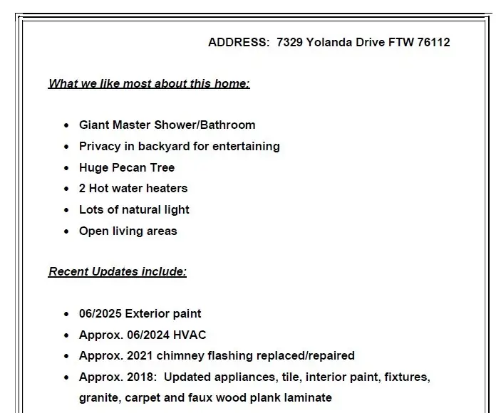 7329 Yolanda Drive, Fort Worth, TX 76112 - Image #2