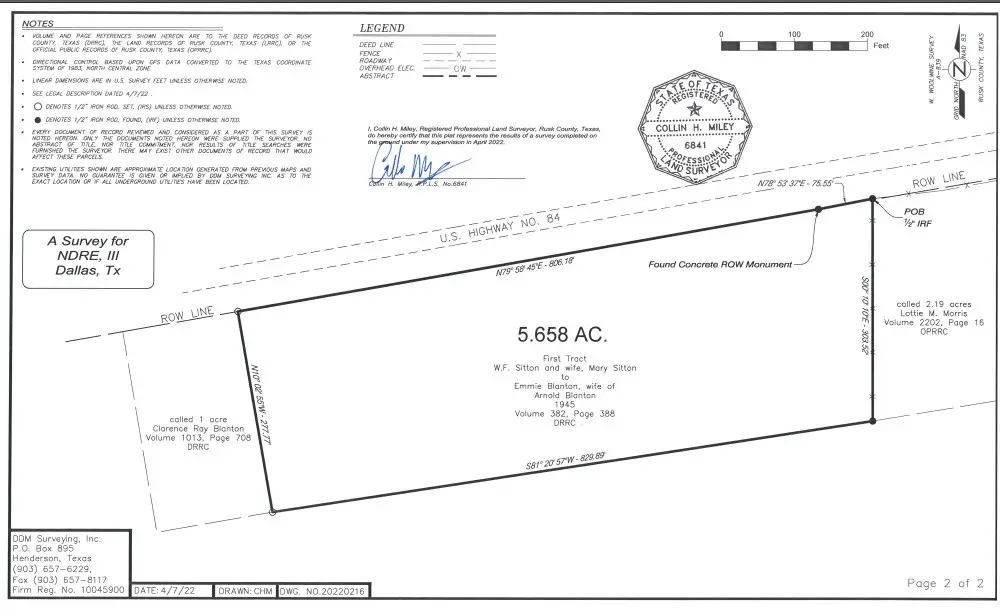 TBD Us84, Overton, TX 75684 - Image #1