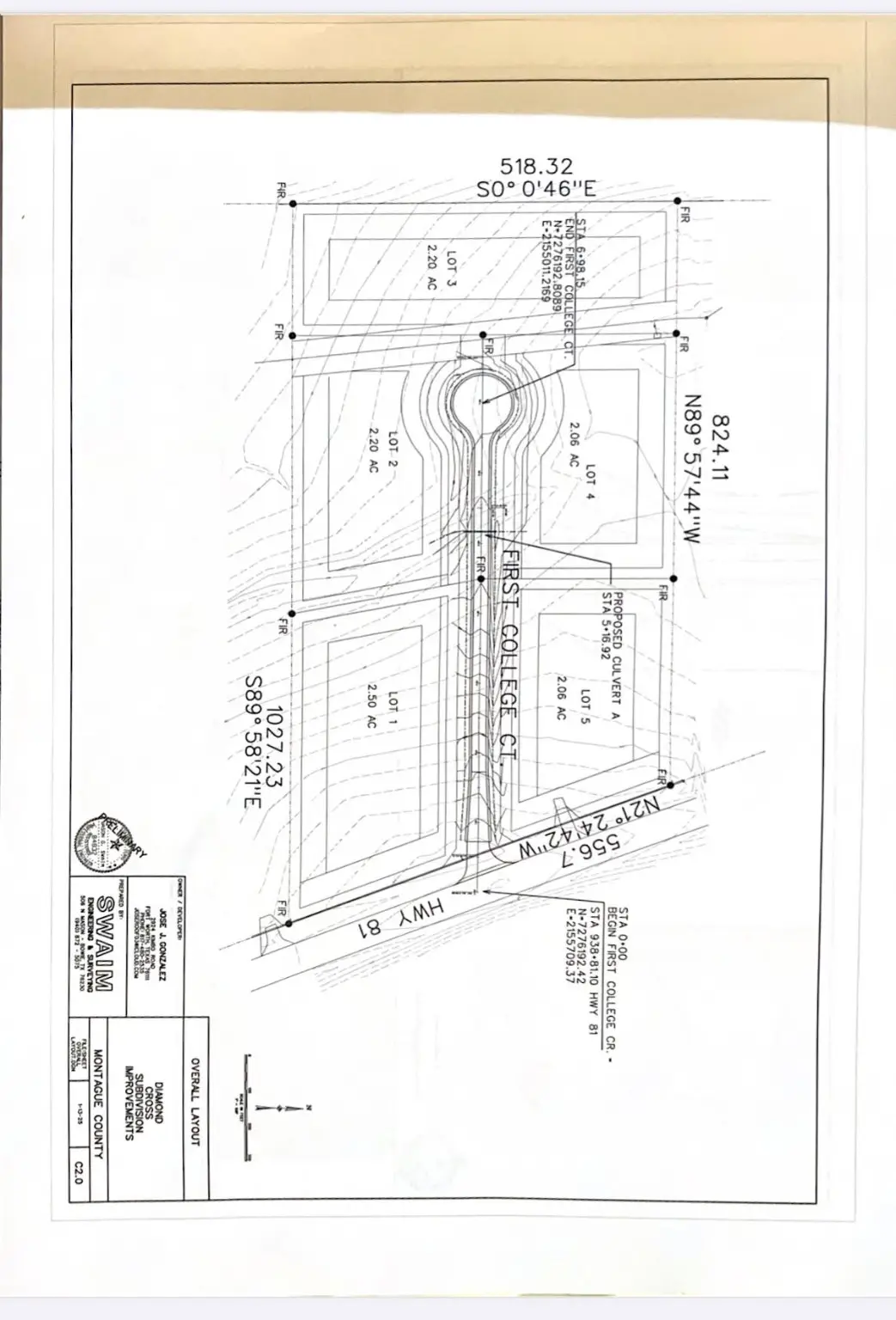 Lot 4 First College Court, Bowie, TX 76230 - Image #1