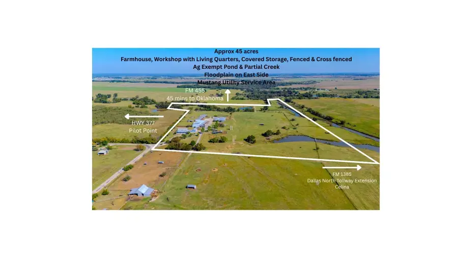 45 Acres Strittmatter, Pilot Point, TX 76258 - Image #2