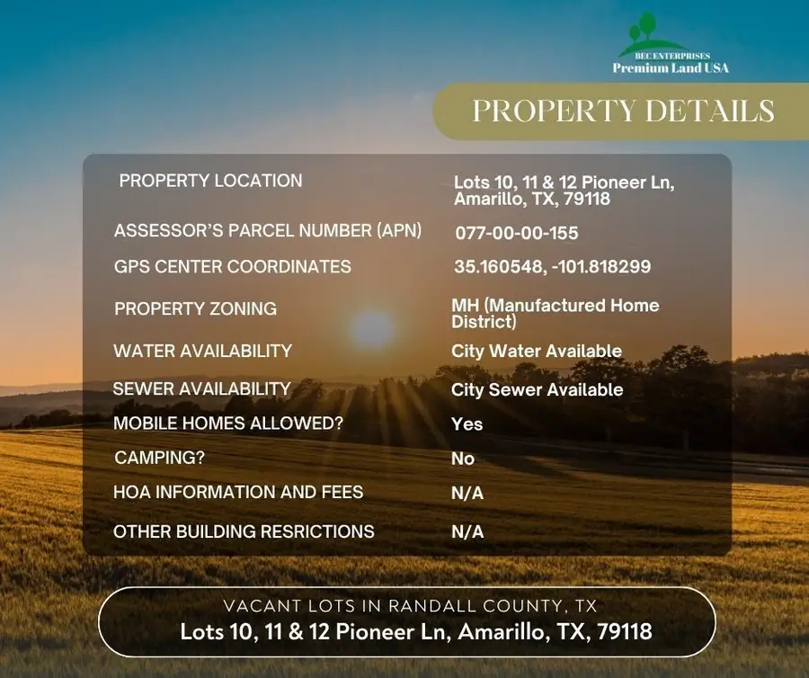 0 Pioneer Lane, Amarillo, TX 79118 - Image #2