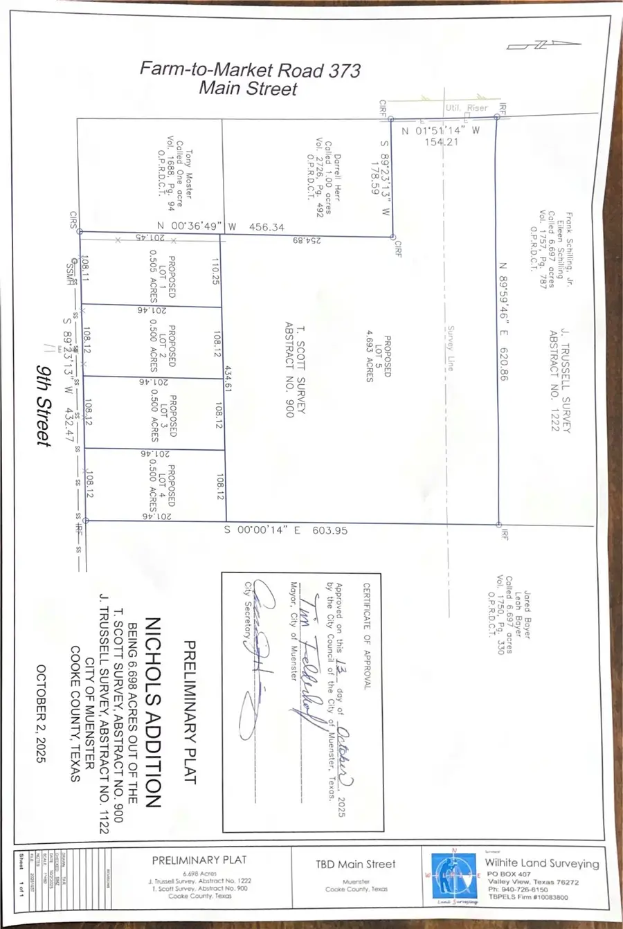 Lot 3 TBD 9 Th Street, Muenster, TX 76252 - Image #2