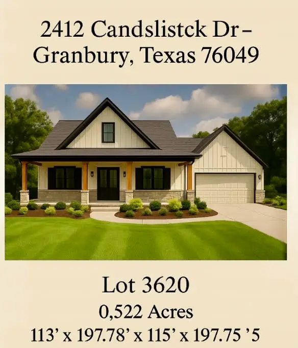 2412 Candlestick Drive, Granbury, TX 76049 - Image #1