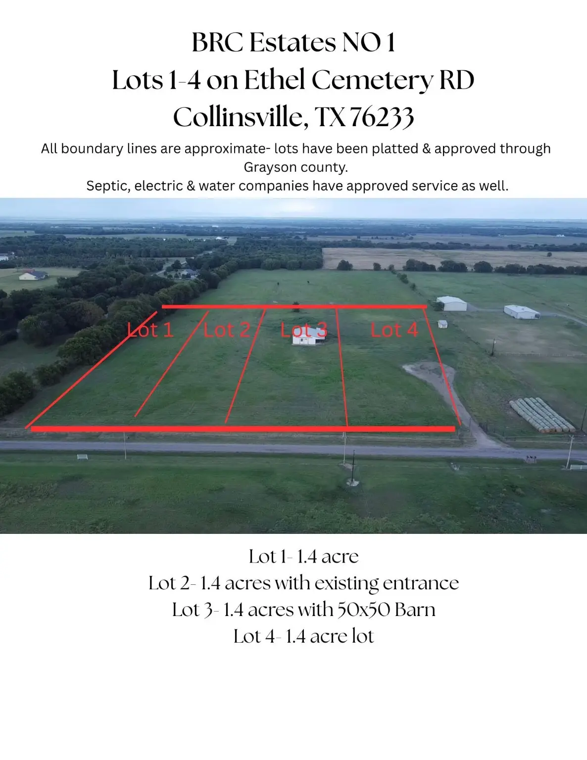 Lot 3 Ethel Cemetery Road, Collinsville, TX 76233 - Image #1