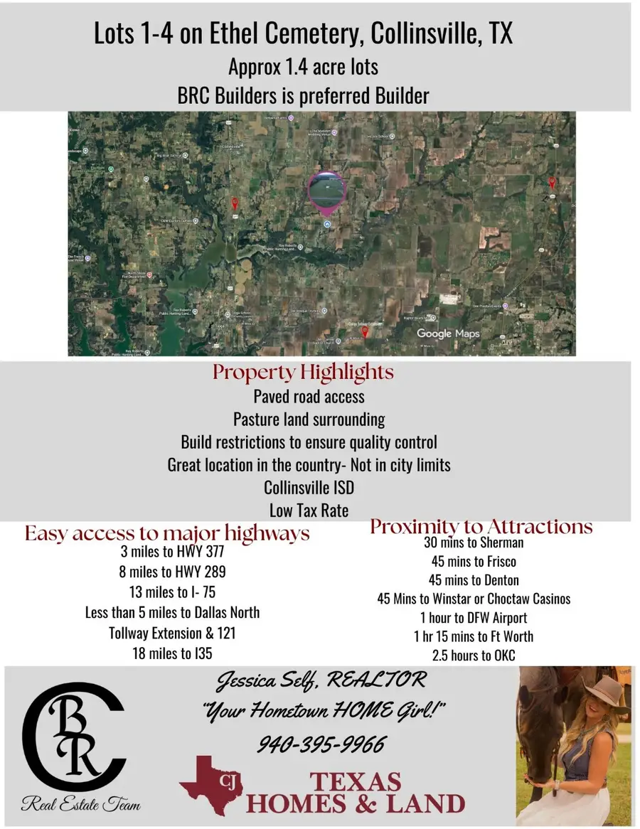 Lot 4 Ethel Cemetery Road, Collinsville, TX 76233 - Image #3