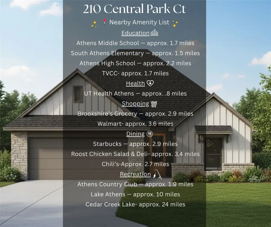 210 Central Park Court, Athens, TX 75751 - Image #2