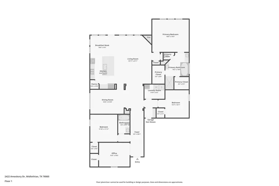 2422 Amesbury Drive, Midlothian, TX 76065 - Image #3