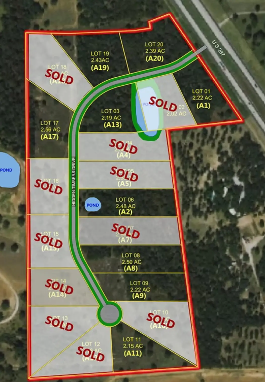 107 (Lot A1) Hidden Timbers Drive, Alvord, TX 76225 - Image #1