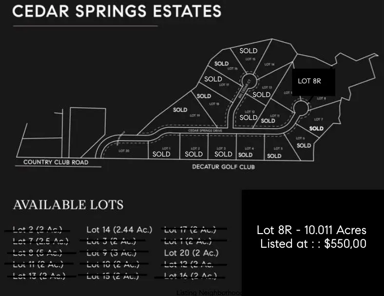 LOT 8R Cedar Springs Drive, Decatur, TX 76234 - Image #1