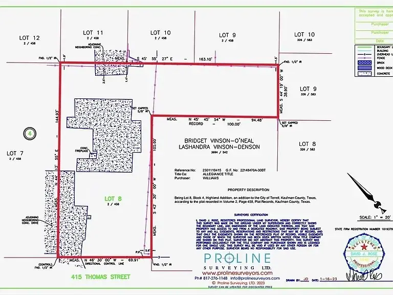 415 Thomas Street, Terrell, TX 75160 - #1
