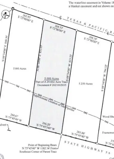 TBD 5 Acers St Hwy 56 W, Ector, TX 75439 - Image #2