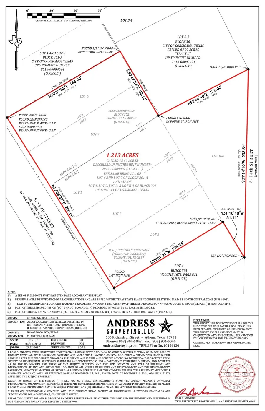 851 S 15th Street, Corsicana, TX 75110 - #2