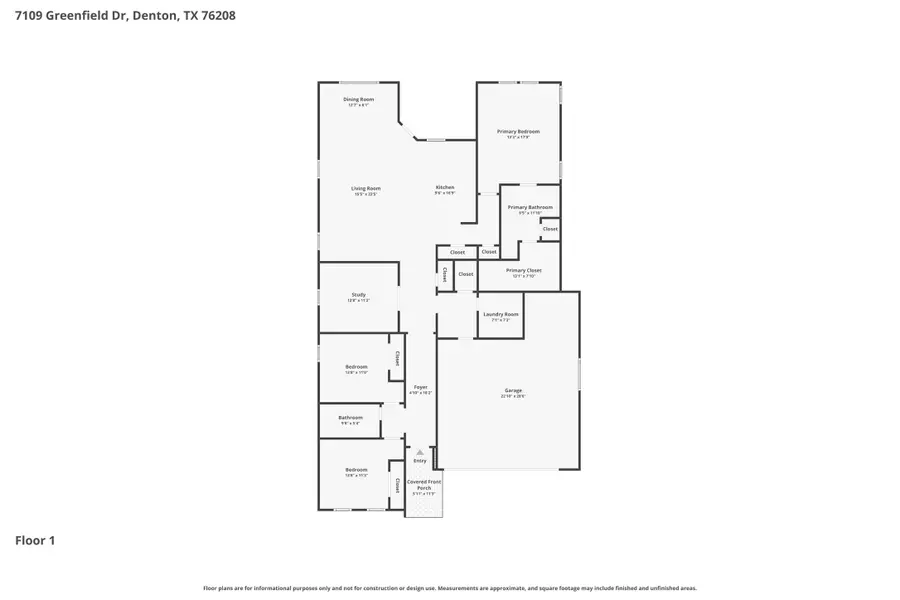 7109 Greenfield Drive, Denton, TX 76208 - #2