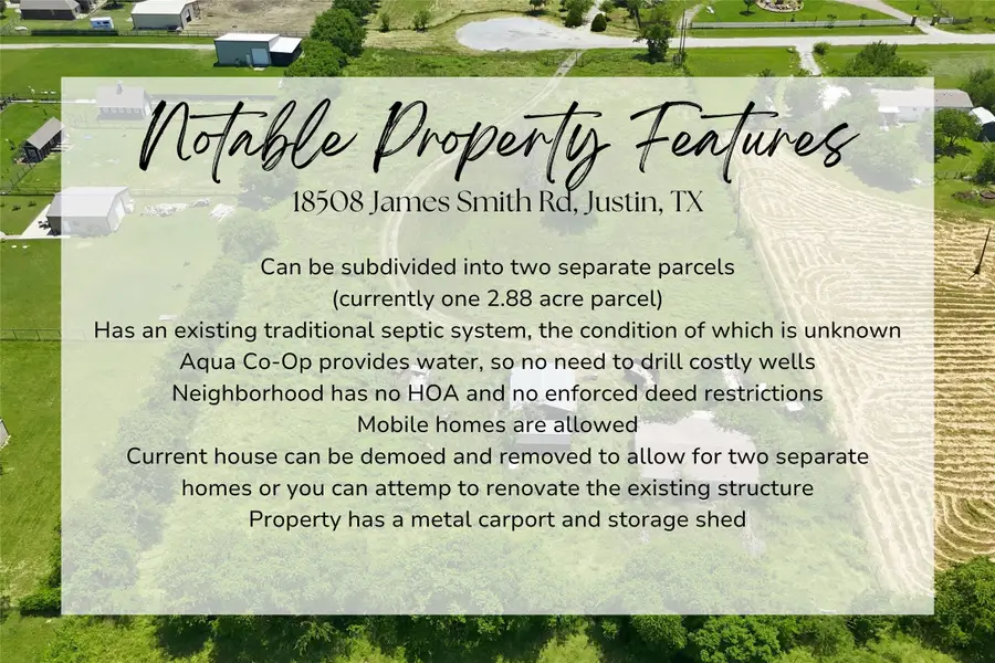 18508 James Smith Road, Justin, TX 76247 - #2