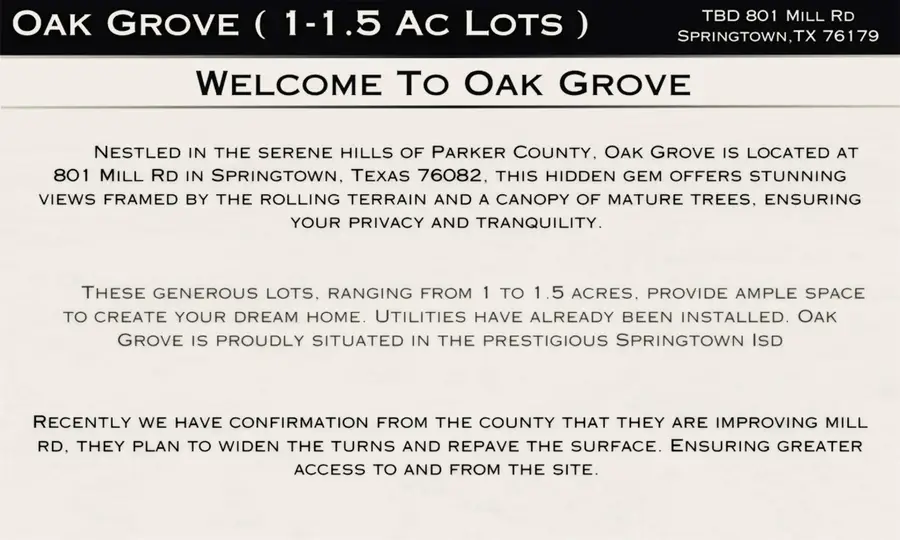 181 Oak Grove Way, Springtown, TX 76082 - #2