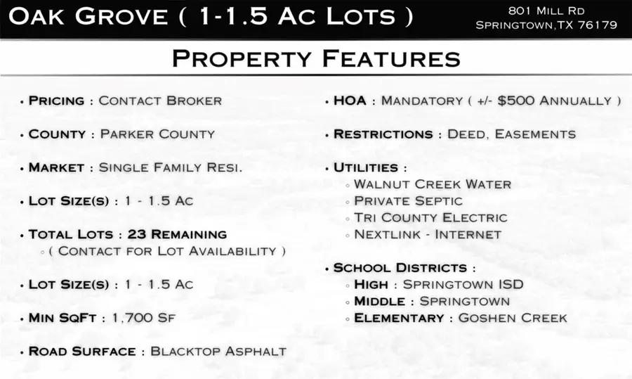 181 Oak Grove Way, Springtown, TX 76082 - #3