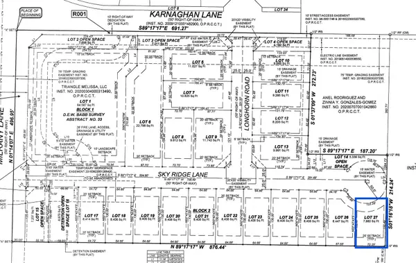 3609 Sky Ridge Lane, Melissa, TX 75454