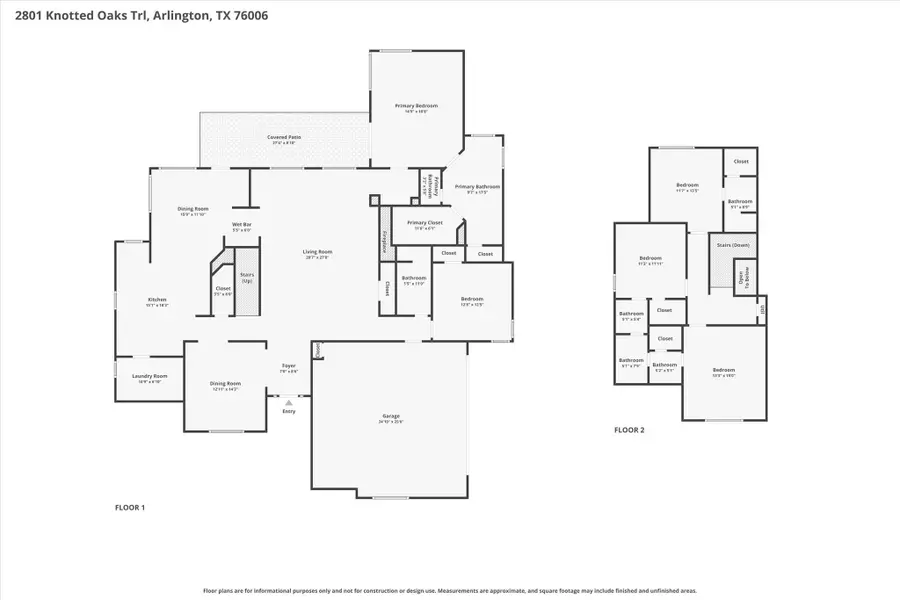 2801 Knotted Oaks Trail, Arlington, TX 76006 - #2