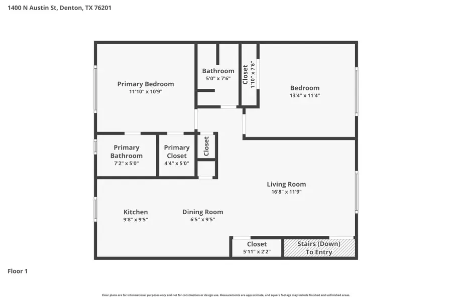 1400 N Austin Street, Denton, TX 76201 - #3