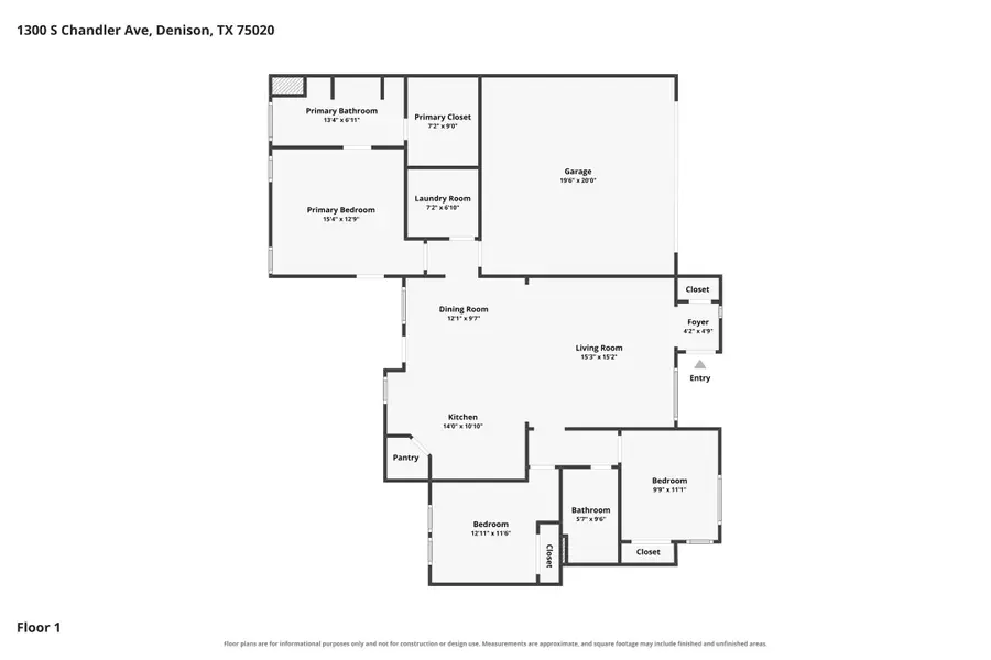 1300 S Chandler Avenue, Denison, TX 75020 - #3