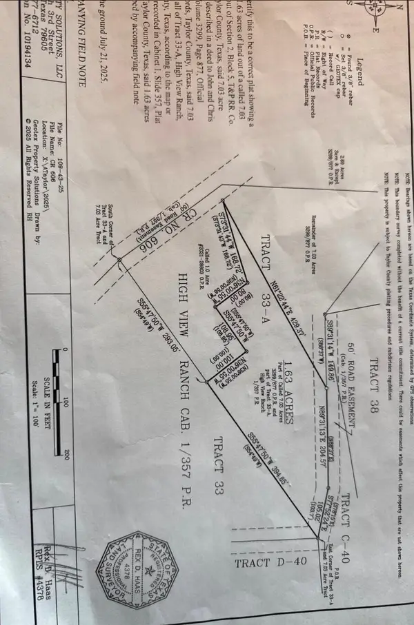 318 Cr 606, Tuscola, TX 79562