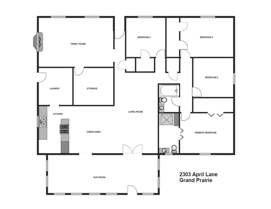 2303 April Lane, Grand Prairie, TX 75050 - #2