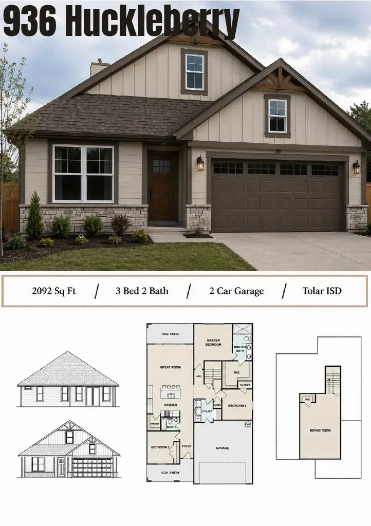 936 Huckleberry Lane, Tolar, TX 76476 - #3