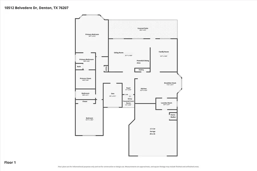 10512 Belvedere Drive, Denton, TX 76207 - #2