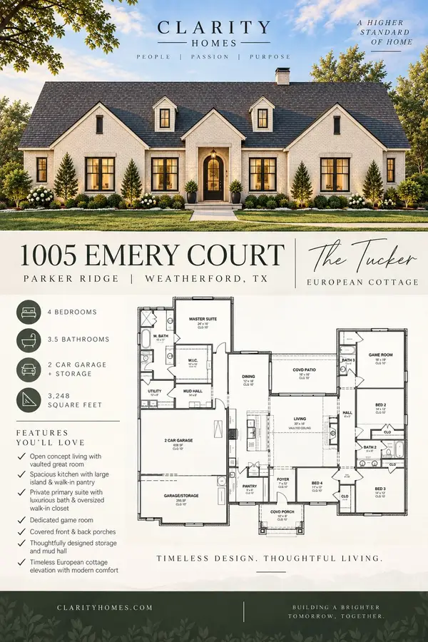 1005 Emery Court, Weatherford, TX 76087