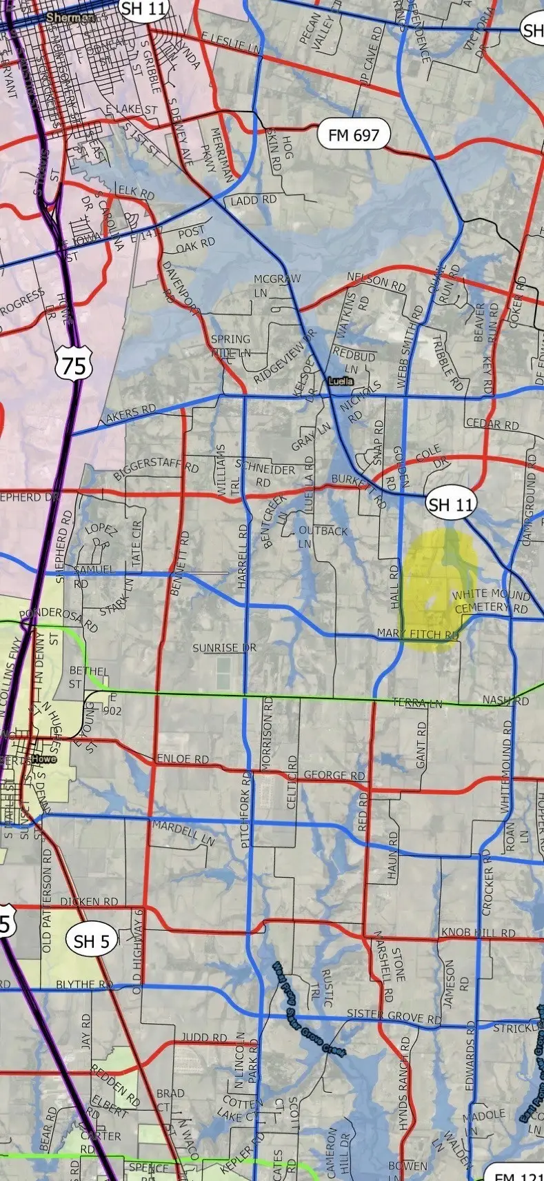 61.96ac Mary Fitch Road, Tom Bean, TX 75090 - #2