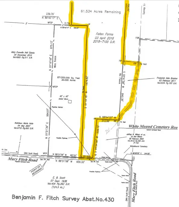 61.96ac Mary Fitch Road, Tom Bean, TX 75090 - #3