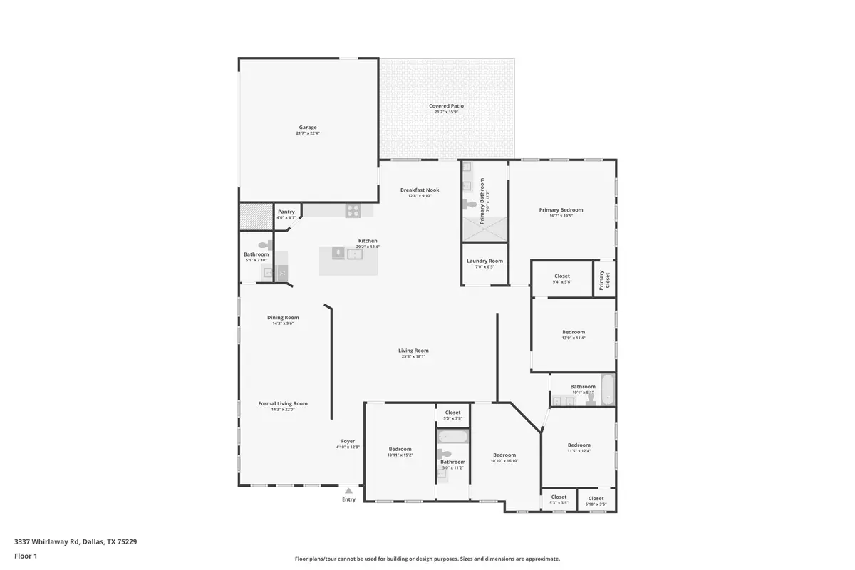 3337 Whirlaway Road, Dallas, TX 75229 - #1